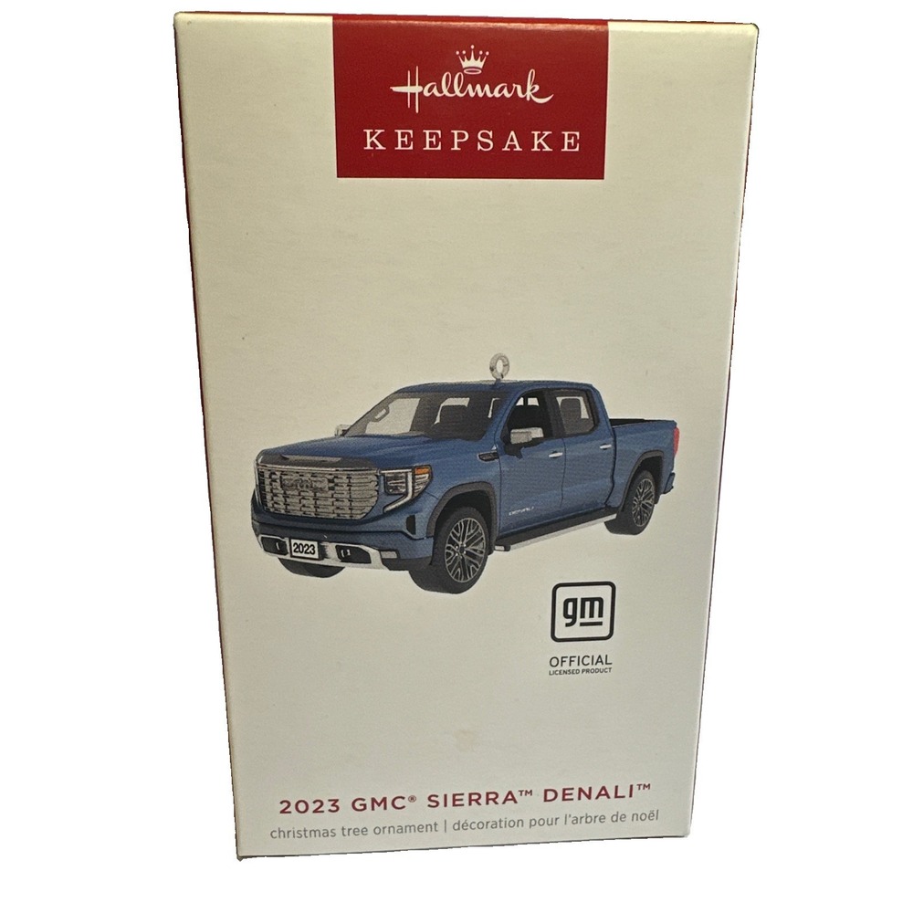 2024 Hallmark Keepsake 2023 GMC SIERRA DENALI Die-Cast Metal Truck New In Box